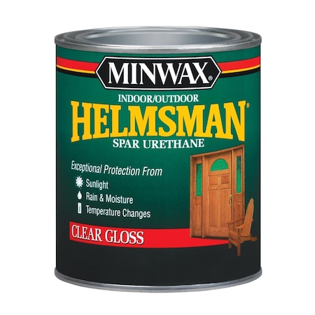 Helmsman Minwax Helmsman Gloss Clear Oil-Based Spar Urethane 1 qt 63200444